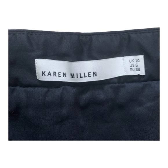 Karen Millen Aztec Embroidered Mini Dress Size 10 - Picture 6 of 13